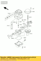 160091737, Kawasaki, chorro de aguja, n96r er500-b1 kawasaki er 500 1997 1998 1999 2000 2001, Nuevo