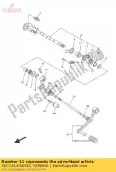 Here you can order the stopper lever assy from Yamaha, with part number 1RC181400000: