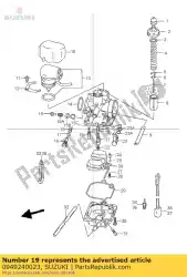 Tutaj możesz zamówić odrzutowy, powolny, 40 od Suzuki , z numerem części 0949240023: