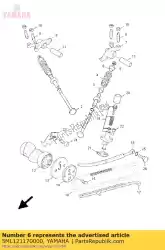 Tutaj możesz zamówić ustalacz, spr?? Yna zaworu od Yamaha , z numerem części 5ML121170000: