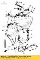 47X2174N0000, Yamaha, cano, tanque de óleo yamaha rd rdlc 500, Novo