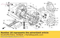 Here you can order the oil seal, 39. 8x64x7 from Honda, with part number 91201MCT003: