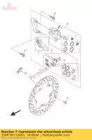 2DMF58110000, Yamaha, Les plaquettes de frein yamaha yp 125 250 2014 2015 2016, Nouveau