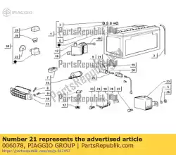 Qui puoi ordinare semplice lavatrice da Piaggio Group , con numero parte 006078: