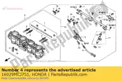 Tutaj możesz zamówić zestaw ? Rub, stop od Honda , z numerem części 16029MCJ751: