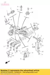 rotor van Yamaha, met onderdeel nummer 2D1816730000, bestel je hier online: