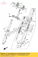 1AE231260000, Yamaha, tubo exterior 1 yamaha fz 750, Nuevo