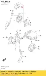 Qui puoi ordinare coperchio, motorino di avviamento r da Suzuki , con numero parte 3186126E00: