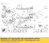 CM083509, Piaggio Group, unità cdi assy aprilia  dorsoduro rsv rsv4 zd4tv000, zd4tv001, zd4tva00, zd4tva01, zd4tvc00,  1000 1200 2009 2010 2011 2012 2013 2016, Nuovo