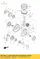 3D7114000100, Yamaha, conjunto de cigüeñal yamaha  wr 250 2008 2009 2010 2011 2012 2013 2014 2015 2016 2017 2018 2019 2020, Nuevo