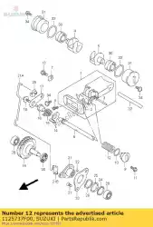 Here you can order the spring,exhaust from Suzuki, with part number 1125737F00: