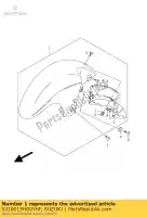 5310015H00YHF, Suzuki, guardabarros, para suzuki gsx bking bka bkau2 hayabusa ru2 r bk bku2 gsx1300r 1300 , Nuevo