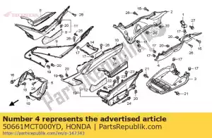 Honda 50661MCT000YD gonna, l. piano * nha64p * - Il fondo