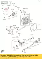 92153Y032, Kawasaki, ?ruba, ko?nierz, 8x16 kvf300ccf kawasaki  brute force kvf 50 90 300 700 2012 2013 2015 2016 2017 2018 2019 2020 2021, Nowy