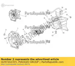 Aqui você pode pedir o parafuso c / flange m6x55 em Piaggio Group , com o número da peça GU97202355: