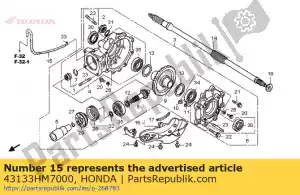 Honda 43133HM7000 reniflard de tube 3,5 - La partie au fond