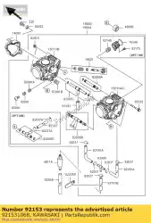 Aqui você pode pedir o parafuso, 5x143 kvf650-a1 em Kawasaki , com o número da peça 921531068: