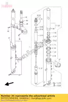 5MT231950000, Yamaha, rubber yamaha yzf r 600 1999 2000 2001 2002 2003 2004, Nieuw