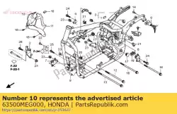 Aquí puede pedir cubierta, r. Fr. Lado de Honda , con el número de pieza 63500MEG000: