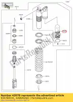 430780031, Kawasaki, reservoir, schokdemper kawasaki klx  r kx f kx450f klx450r klx450 450 , Nieuw