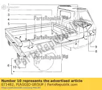 071482, Piaggio Group, end cap ape piaggio zapt10000 zip sp 50 422 1996 2005 2006 2007 2008 2009 2010 2011 2012 2013 2014 2015 2016 2017 2018 2019 2020 2021 2022, New