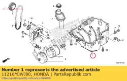 Tutaj możesz zamówić miska olejowa od Honda , z numerem części 11210MJWJ80: