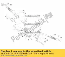 Qui puoi ordinare manubrio da Piaggio Group , con numero parte 1B006542R: