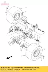 Aquí puede pedir conjunto de válvula de aire de Yamaha , con el número de pieza 43DF51700000: