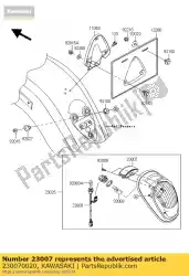 Tutaj możesz zamówić lens-comp, licencja vn2000-a1h od Kawasaki , z numerem części 230070020: