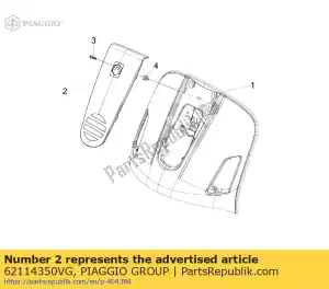 Piaggio Group 62114350VG cover - Bottom side