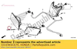 Aquí puede pedir tornillo, sartén, 4x55 de Honda , con el número de pieza 33103KSC670:
