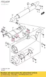 wasmachine, uitlaat van Suzuki, met onderdeel nummer 1418407G00, bestel je hier online: