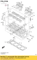 1111730G00, Suzuki, bolt,cylinder h suzuki  gsr gsx r gsx s 750 1000 2004 2005 2006 2007 2008 2009 2010 2011 2012 2014 2015 2016 2017 2018 2019, New