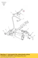 T1292075, Triumph, hose, throttle body, cyl1 triumph daytona 675 from vin 381275 daytona 675 from vin 564948 daytona 675 up to vin 381274 daytona 675 vin 381275 to vin 564947 daytona 675r from vin 564948 street triple street triple from vin 560477 street triple r street triple r from vin 560477 stre, New