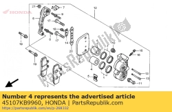 Aquí puede pedir pistón de Honda , con el número de pieza 45107KB9960: