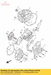 Aquí puede pedir perno, cabeza hexagonal de Yamaha , con el número de pieza 901100640300: