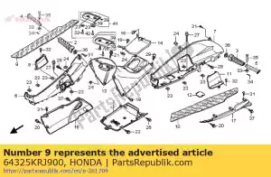 Honda 64325KRJ900 tapete, r chão - Lado inferior