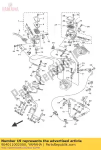 yamaha 904011002000 bolt, union - Bottom side