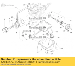 Aprilia 1A013477, Omslag, OEM: Aprilia 1A013477