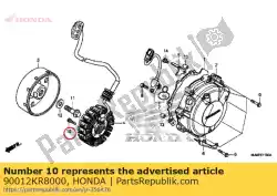 Here you can order the bolt, socket, 6x34 from Honda, with part number 90012KR8000: