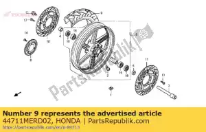 Honda 44711MERD02 tire, fr. (bridgestone) ( - Bottom side