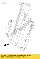 5113110F00, Suzuki, tubo, externo, r suzuki vl 1500 1998 1999 2000 2001, Novo