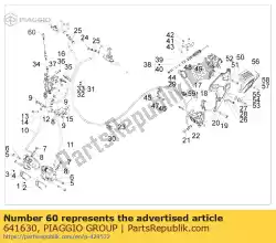 Aquí puede pedir interruptor de parada brida de Piaggio Group , con el número de pieza 641630: