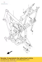 4120037F10, Suzuki, rail comp,seat suzuki rm  rm125 rm250 250 125 , New