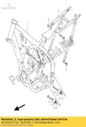 Here you can order the rail comp,seat from Suzuki, with part number 4120037F10: