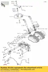 Qui puoi ordinare bullone, presa, 5x12 da Kawasaki , con numero parte 921540503: