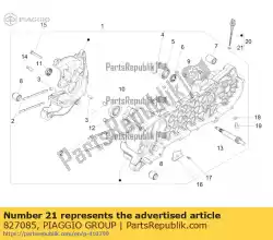 Tutaj możesz zamówić pier? Cie? Uszczelniaj? Cy od Piaggio Group , z numerem części 827085: