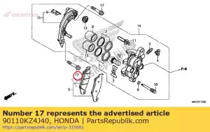 honda 90110KZ4J40 bullone, flangia, 8x40 - Il fondo