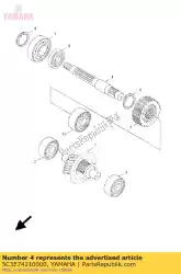 Ici, vous pouvez commander le essieu, entraînement auprès de Yamaha , avec le numéro de pièce 5C3E74210000: