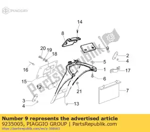 Piaggio Group 9235005 elemento inferiore - Il fondo